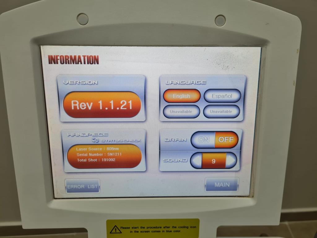 Korean laser Machine