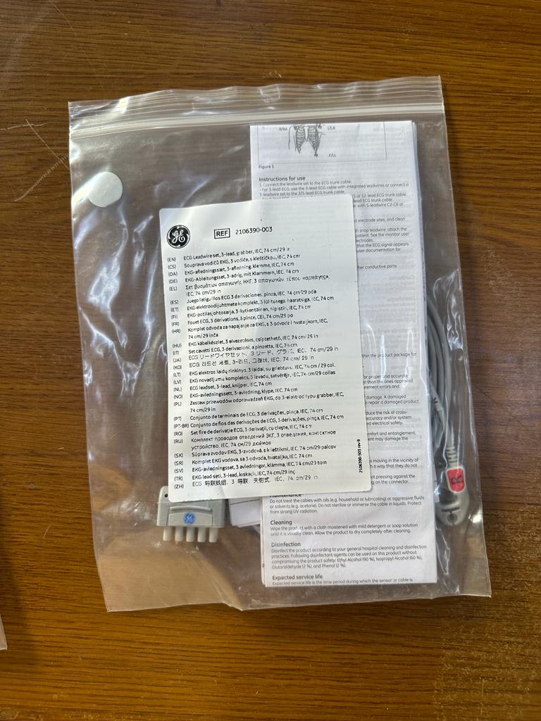 GE ECG cables and ECG wire set
